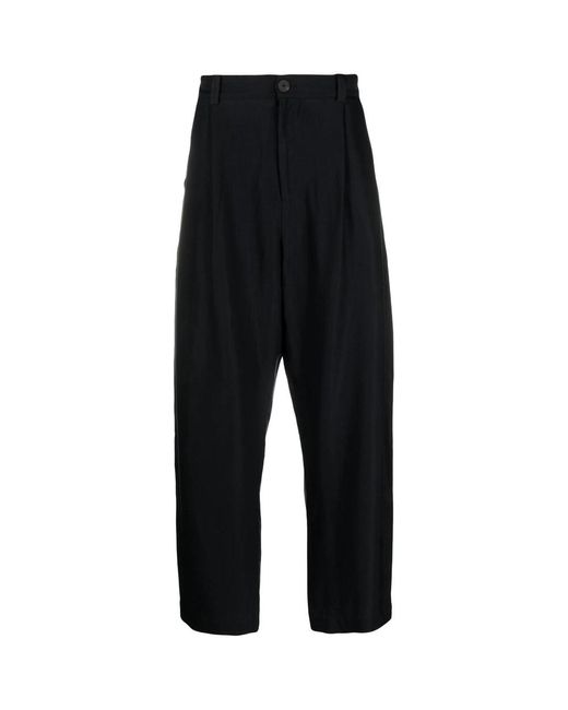 Studio Nicholson Black Blue Pants for men