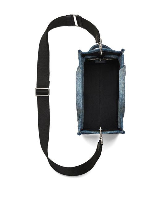 Marc Jacobs Blue The Small Tote Cotton Tote
