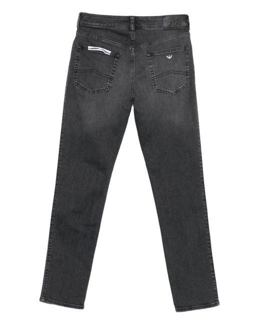 Emporio Armani Gray Medium Waist Denim Jeans