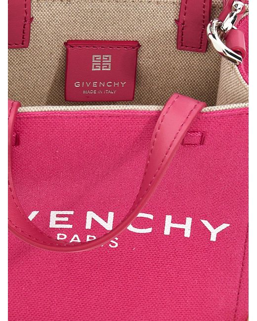 Givenchy Pink 'g-tote Mini' Shoulder Bag
