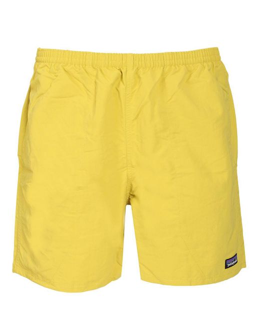 Patagonia Yellow Baggies Shorts-5 Trousers for men