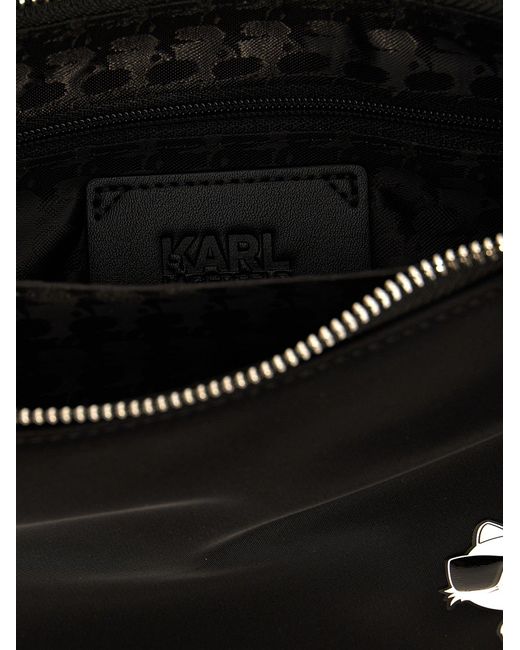 Ikonik 2.0 Borse A Spalla Nero di Karl Lagerfeld in Black