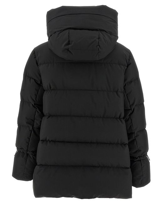 Moorer Black Gadia Puffer Jackets