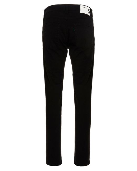 Department 5 Black 'Skeith' Jeans for men