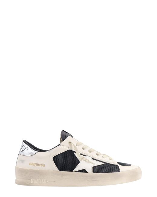 Sneakers in mesh e pelle con dettaglio laminato di Golden Goose Deluxe Brand in White da Uomo