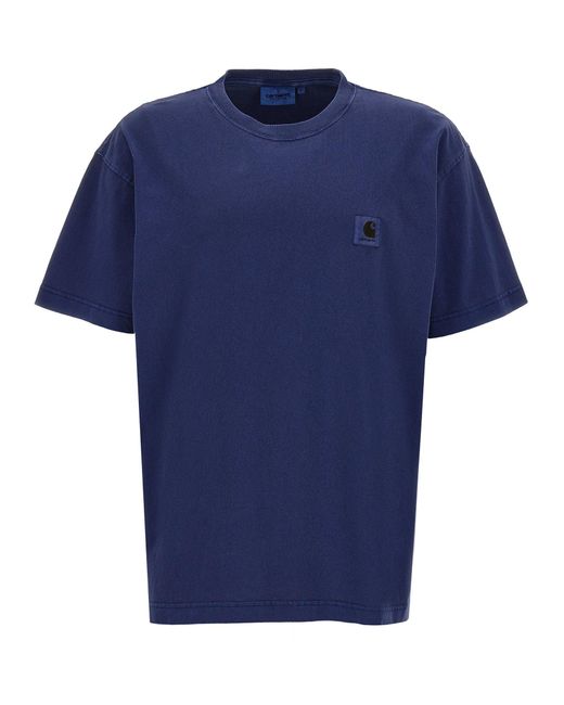 Nelson T Shirt Blu di Carhartt in Blue da Uomo