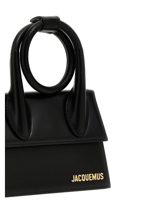 Jacquemus Black Le Chiquito Noeud Hand Bags