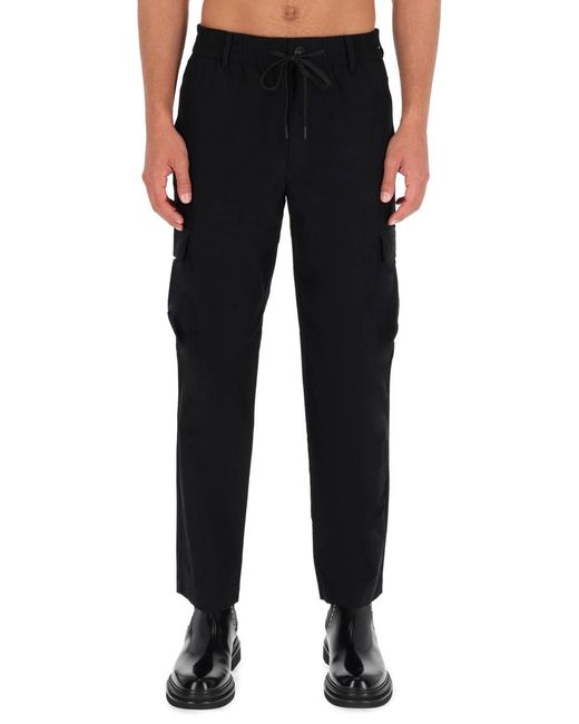 Versace Jeans Couture Technical Cargo Pants in Black for Men Lyst UK
