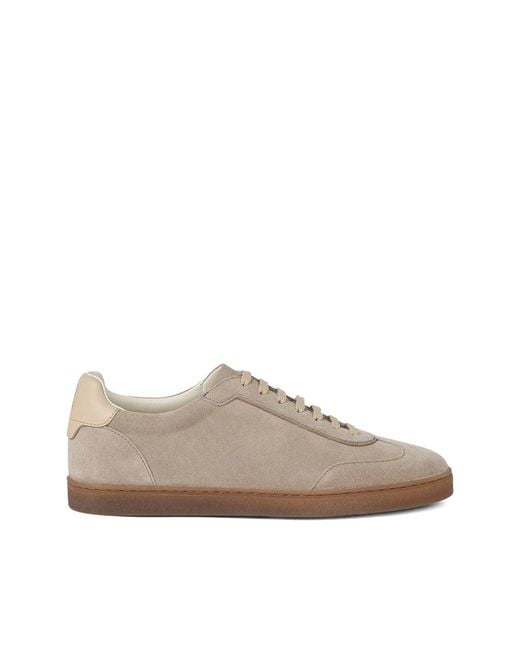 Sneakers Pelle-Uomo di Brunello Cucinelli in Brown da Uomo