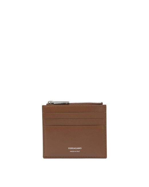 Ferragamo Brown Wallets & Card Holders for men