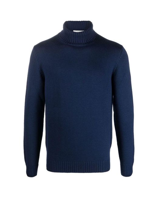 Mauro Ottaviani Blue Wool Sweaters for men
