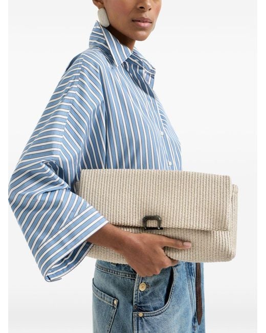 Brunello Cucinelli Natural Clutch