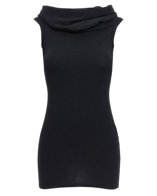 Wardrobe NYC Black Mini Off Shoulder Dress Dresses
