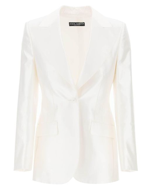 Dolce & Gabbana White Turlington Jacket