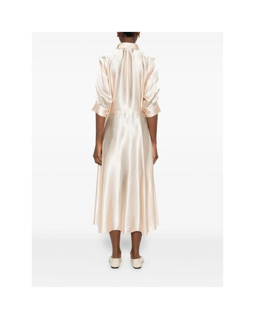 Alberta Ferretti White Dresses Neutral