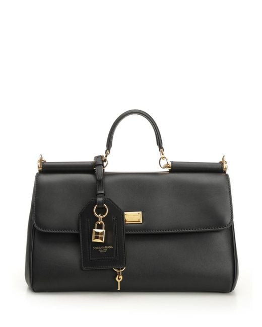 Dolce & Gabbana Black My Sicily Handbags