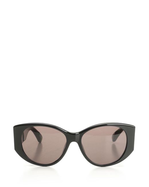 Balenciaga Gray Nano Round Bb0455s Glasses Black