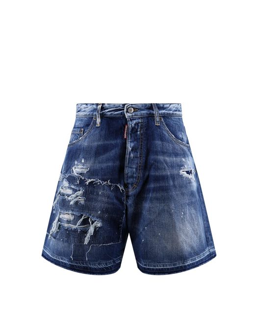 DSquared² Blue Bermusa Shorts for men