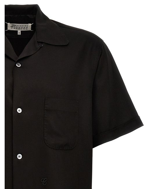 C Camicie Nero di Maison Margiela in Black da Uomo