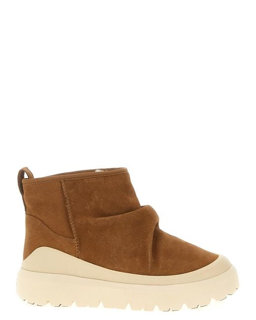Ugg Brown Heritage Utility Mini Boots And Ankle Boots