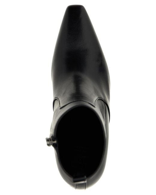 Brunello Cucinelli Black Jewel Heel Ankle Boots