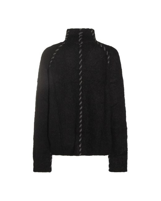 Thom Krom Sweaters Blacks And Greys for men