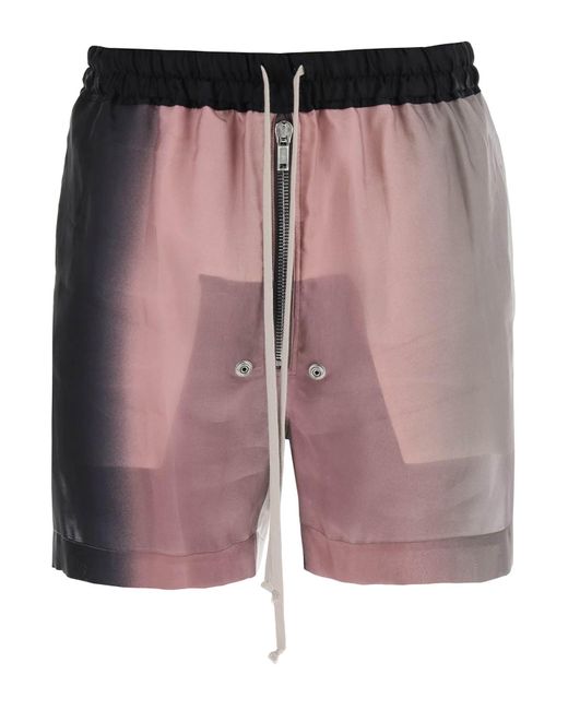 Rick Owens Pink Bela Bermuda Shorts for men