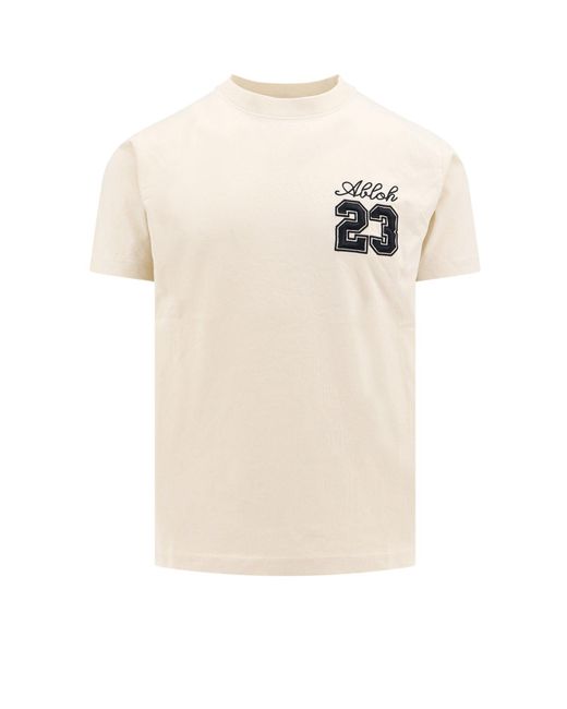 T-Shirt di Off-White c/o Virgil Abloh in White da Uomo