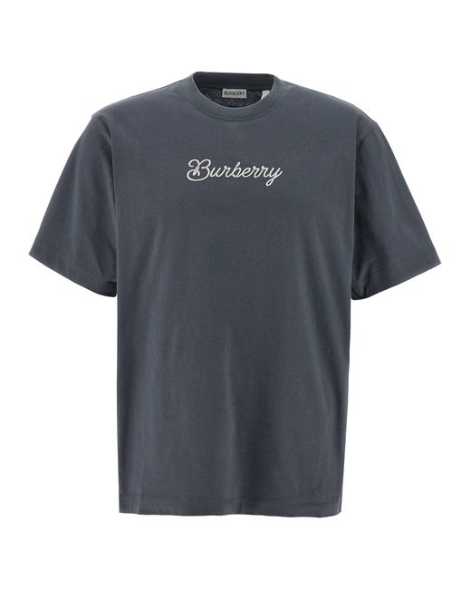 Burberry 'Stile Surfista Knight' T-Shirt in Blue for Men | Lyst