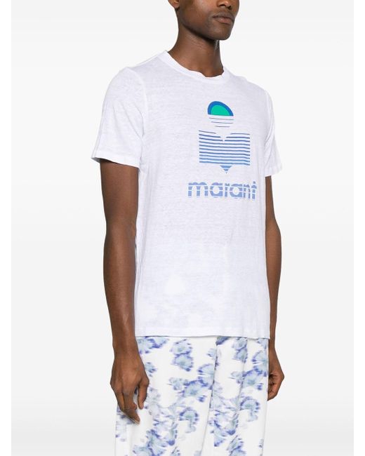 T-shirt Karman di Isabel Marant in White da Uomo