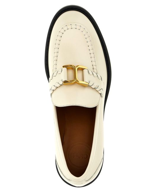 Chloé Natural Marcie Loafers