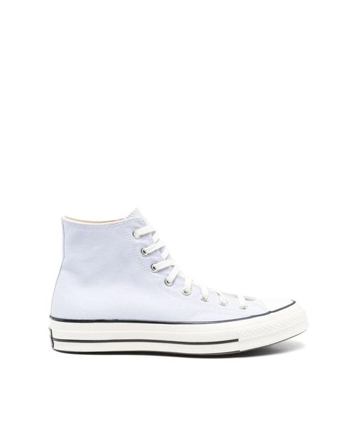 Converse White Rubber Fabric Sneakers for men