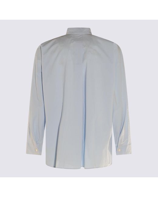 Homme Plissé Issey Miyake White Sky Shirt for men