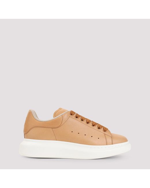 Natural Leather Sneakers-Uomo di Alexander McQueen da Uomo