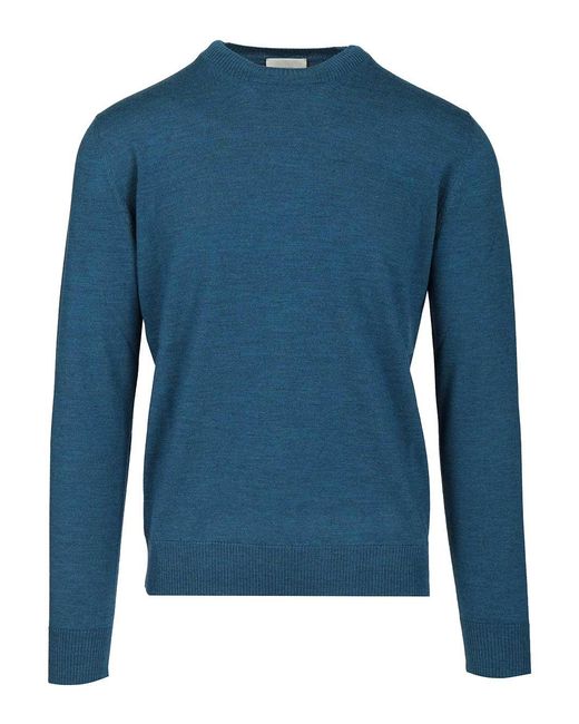 Ballantyne Crew Neck Sweater Knitwear Blue for men