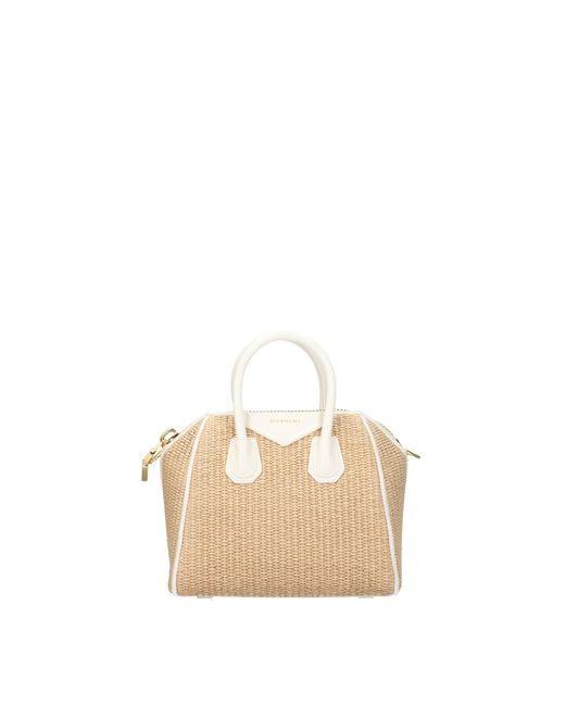 Givenchy Handbags Antigona Raffia Natural
