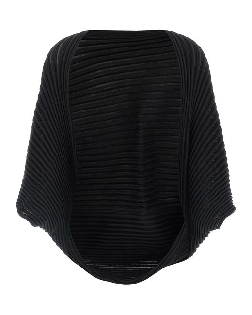 Issey Miyake Black 'Stream' Cardigan