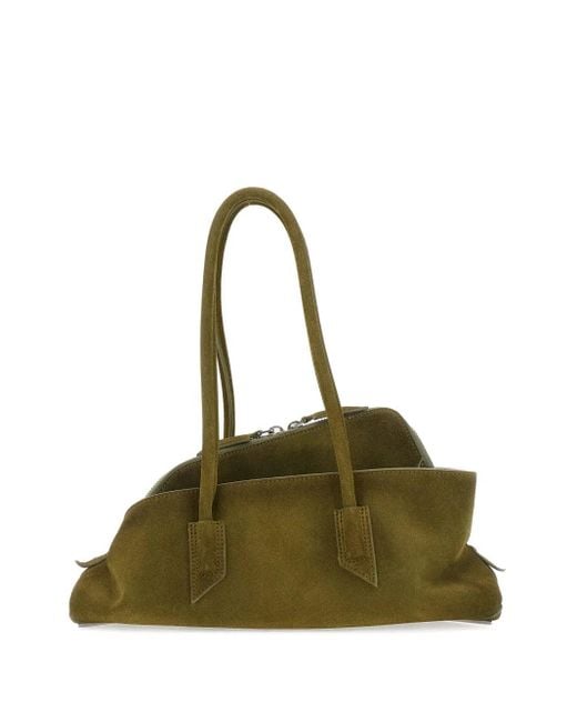 The Attico Green La Passeggiata Tote Bag
