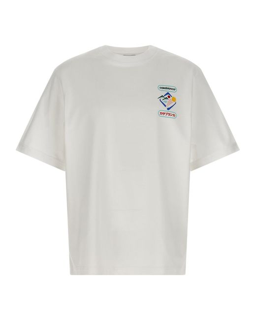 Casablanca White 'Montagne Sportif' T-Shirt for men