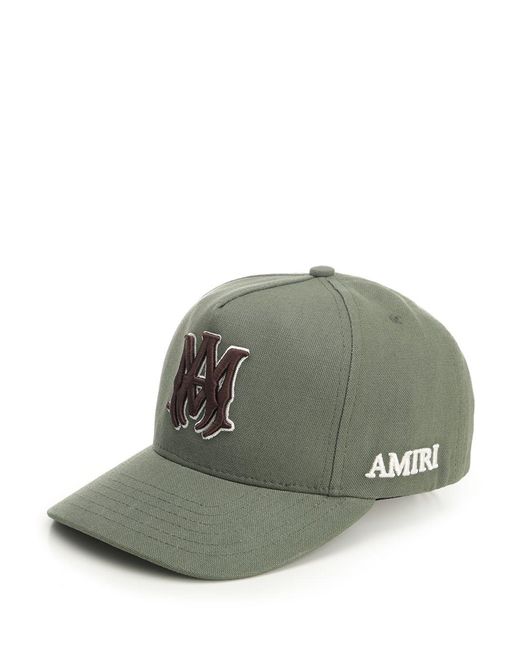 Cotton Hat Cappelli Verde-Uomo di Amiri in Green da Uomo