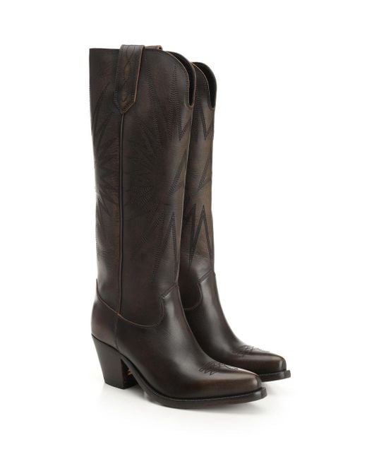 Golden Goose Deluxe Brand Black "wish Star" Boots