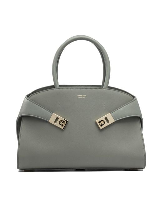 Handbags-Donna di Ferragamo in Gray