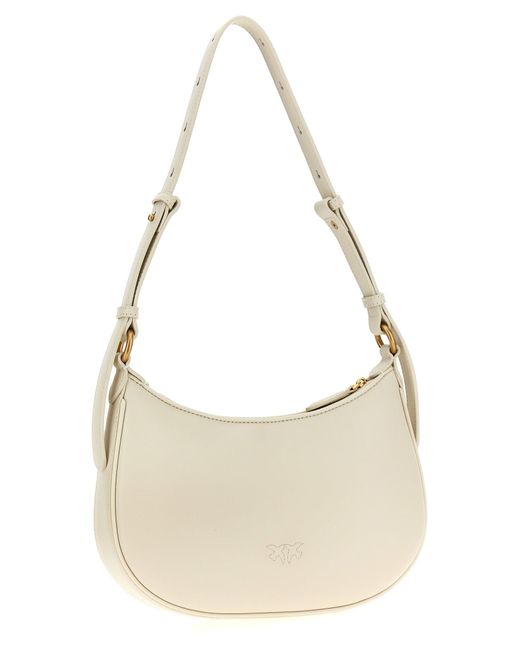 Pinko Natural 'Half Moon Mini' Handbag