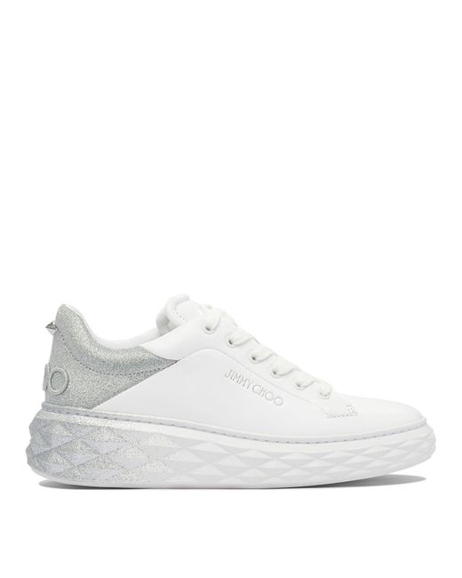 Jimmy Choo White Sneakers & Slip-On