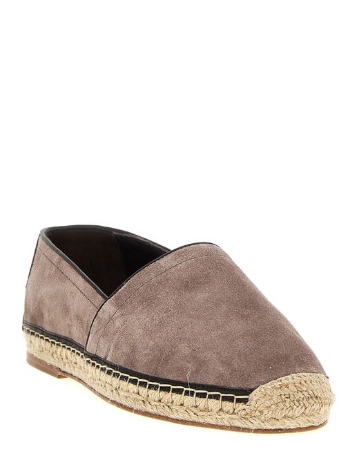 Brunello Cucinelli Brown Suede Espadrilles for men