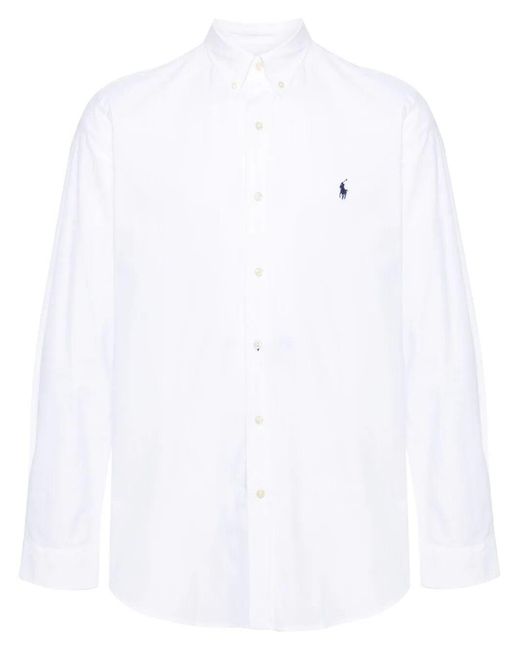 Camicia di Polo Ralph Lauren in White da Uomo