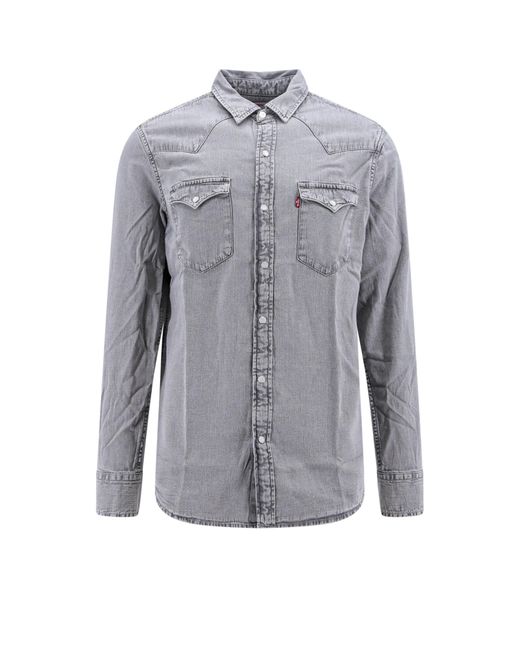 Camicia di Levi's in Gray da Uomo