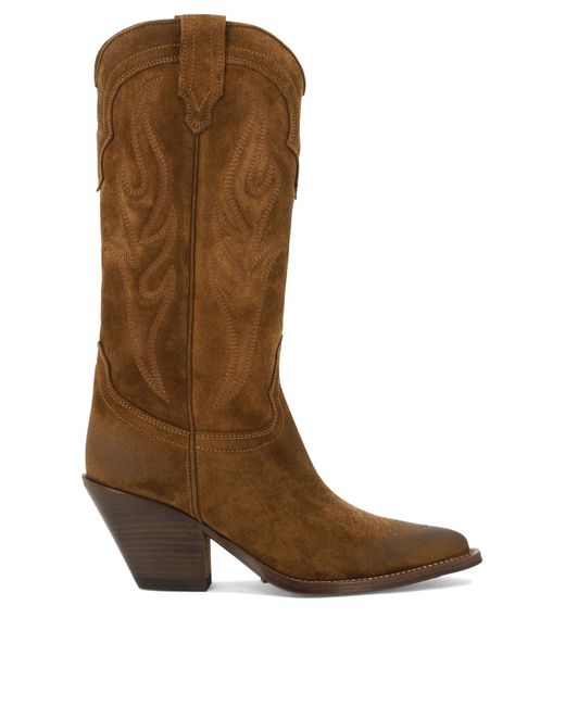 Sonora Boots Brown "Santa Fe" Ankle Boots
