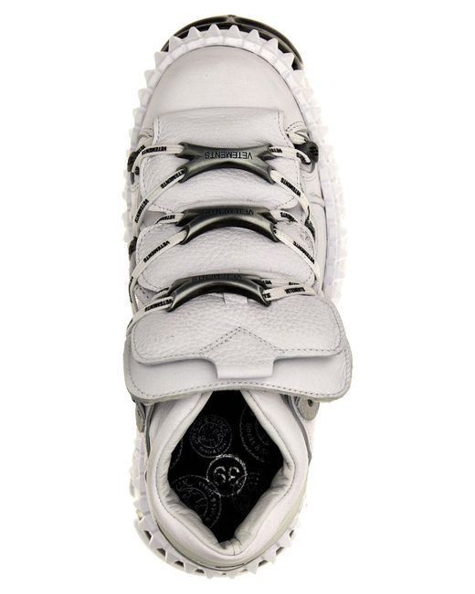 Vetements Gray X New Rock 'platform' Sneakers