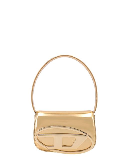 DIESEL Shoulder Bag in Metallic Lyst